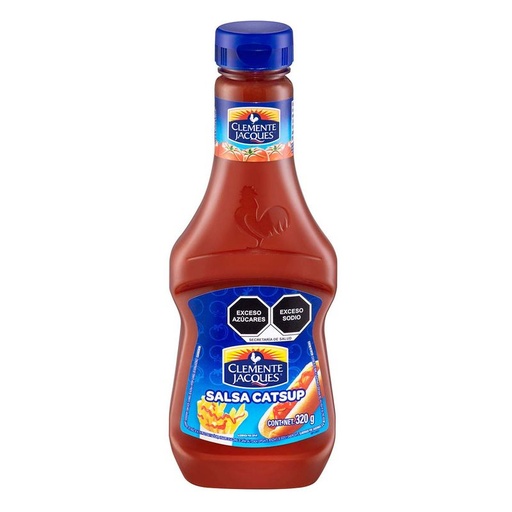 [CLEMENTE CATSUP 320GR] Salsa de Tomate Cátsup Clemente Jacques 320gr