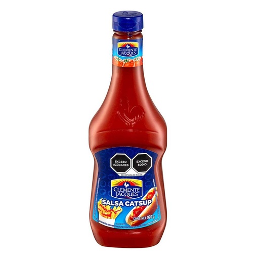 [SALSA CÁTSUP CLEMENTE JACQUES 970GR] Salsa de Tomate Cátsup Clemente Jacques 970gr