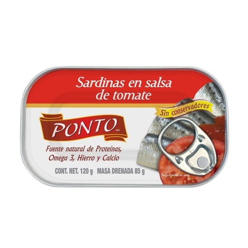 [PRONTO SARD TOMATE 85GR] Sardina Pronto en Salsa de Tomate 85gr