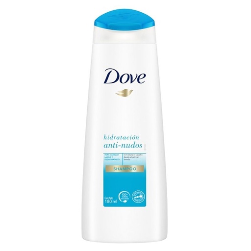 [DOVE HIDRATACIÓN ANTI-NUDOS 180ML] Shampoo Dove Hidratación Anti-Nudos 180ml