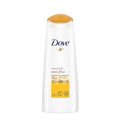 [DOVE NUTRICIÓN ANTI-FRIZZ 180ML] Shampoo Dove Nutrición Anti-Frizz 180ml