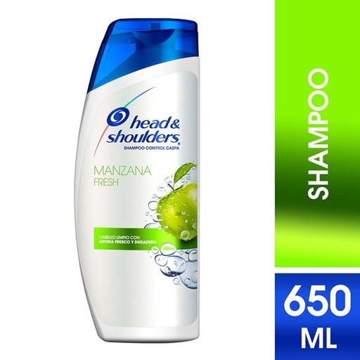 [HEAD & SHOULDERS MANZANA FRESH 650ML] Shampoo Head & Shoulders Manzana Fresh 650ml
