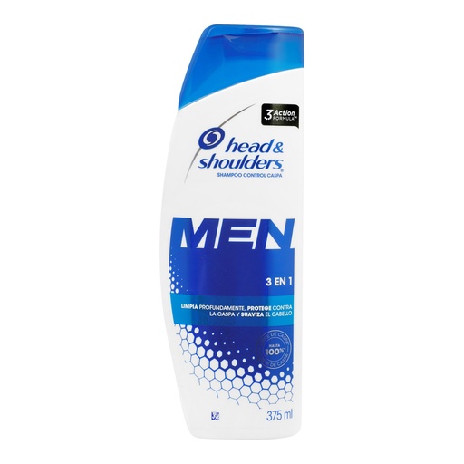 [HEAD & SHOULDERS MEN 3 EN 375ML] Shampoo Head & Shoulders Men 3 en 1 375ml