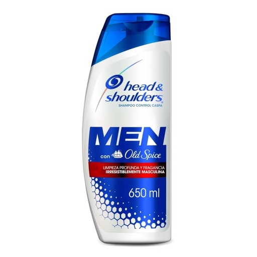 [HEAD & SHOULDERS MEN CON OLD SPACE 650ML] Shampoo Head & Shoulders Men con Old Space 650ml
