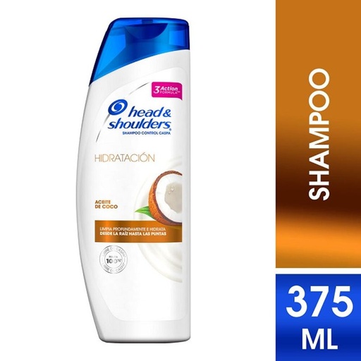 [HEAD Y SHOULDERS HIDRATACIÓN 375ML] Shampoo Head y Shoulders Aceite de Coco Hidratación 375ml