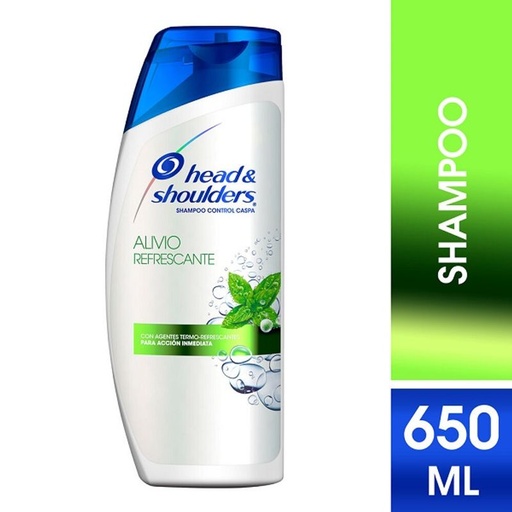 [HEAD Y SHOULDERS ALIVIO REFRESCANTE 650ML] Shampoo Head y Shoulders Alivio Refrescante 650ml