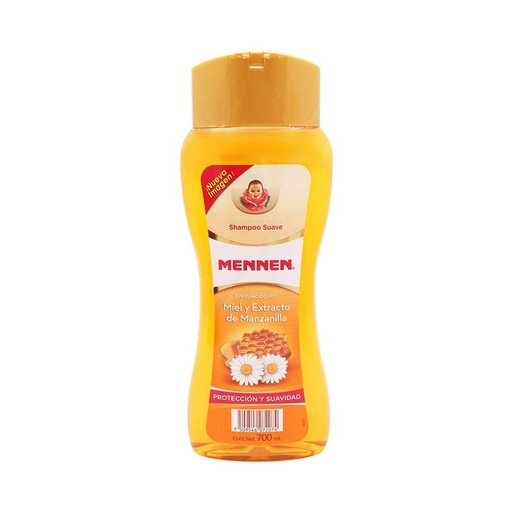 [MENNEN PROTECCIÓN Y SUAVIDAD 700ML] Shampoo Mennen Miel y Extracto de Manzanilla Protección y Suavidad 700ml