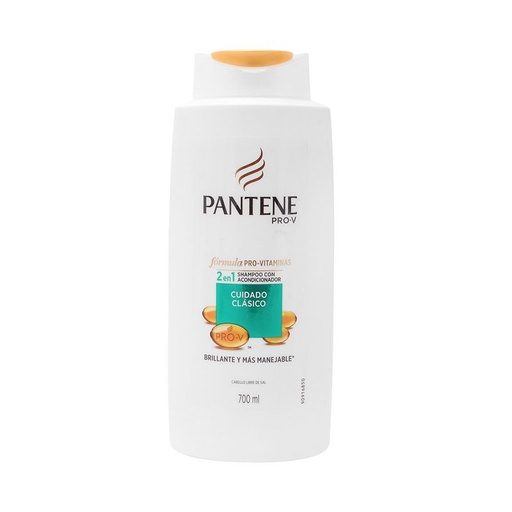 [PANTENE CUIDADO CLÁSICO 700ML] Shampoo Pantene Cuidado Clásico 700ml