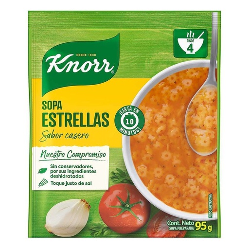 [SOPA KNORR ESTRELLAS 95GR] Sopa Knorr Estrellas 95gr