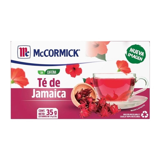 [TÉ MCCORMICK JAMAICA 1.4GR 25PZ] Té McCormick Jamaica 1.4gr 25pz